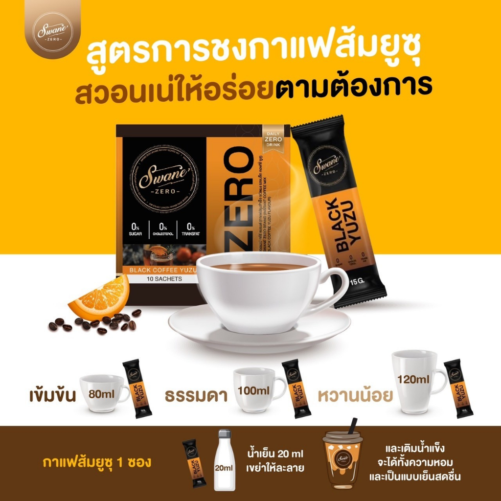 กาแฟดำส้มยูซุดูแลหุ่นสวยได้สุขภาพดี