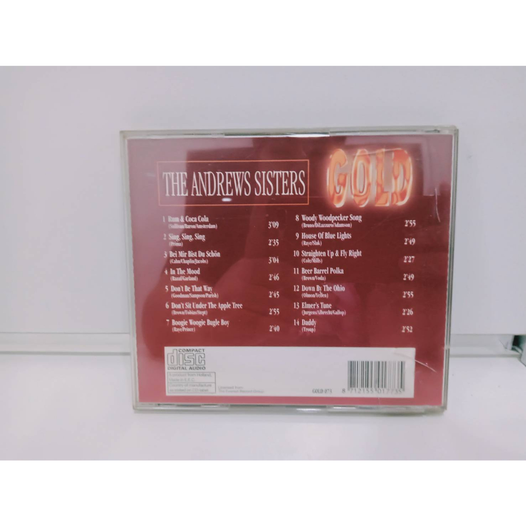 1-cd-music-ซีดีเพลงสากล-gold-the-andrews-sisters-a7e14