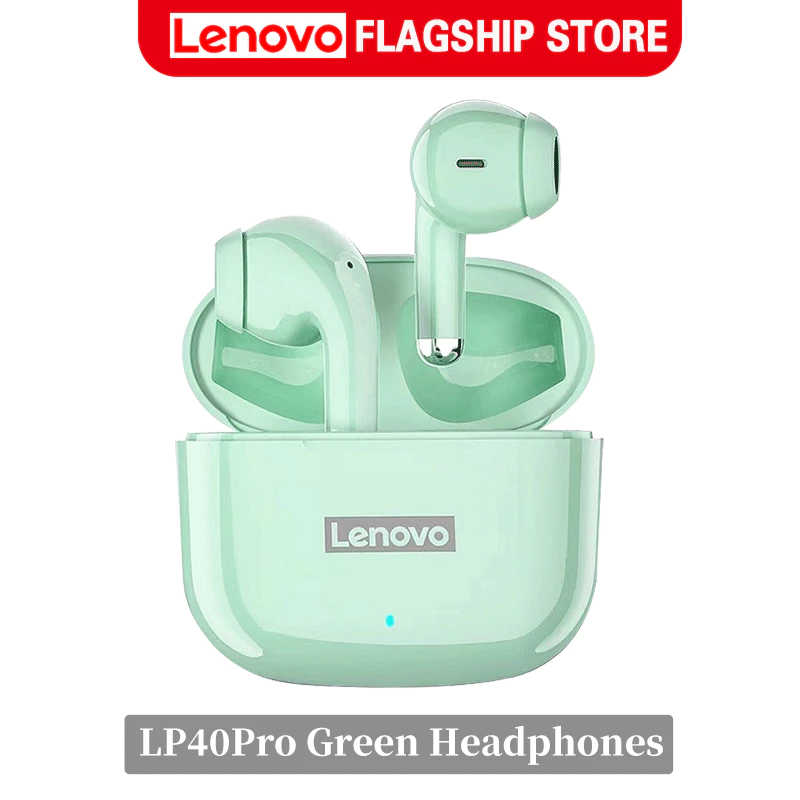 Lenovo LP40 Pro หูฟังบลูทูธ หูฟังไร้สาย หูฟังtws กันน้ำ IPX5 พร้อมไมค์สำหรับ IOS Android - ลดเสียงรบกวน HD Music