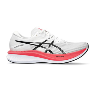 Asics รองเท้าวิ่งผู้ชาย Magic Speed 3 | White/Black ( 1011B703-100 )