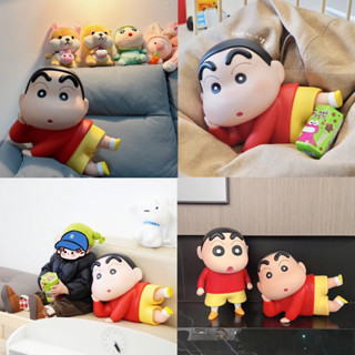 พร้อมส่ง🌈 โมเดล ชินจัง Shin chan นอนดูทีวี ฟิกเกอร์ มาใหม่ค่า ใครชอบชินจังไม่ควรพลาด ของแต่งบ้าน พร็อบถ่ายรูป ตกแต่ง