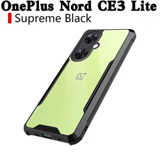 OnePlus Nord CE 3 Lite 5Gตรงรุ่น(พร้อมส่งในไทย)เคสกันกระแทกขอบสีหลังใสOnePlus Nord CE3 Lite 5G