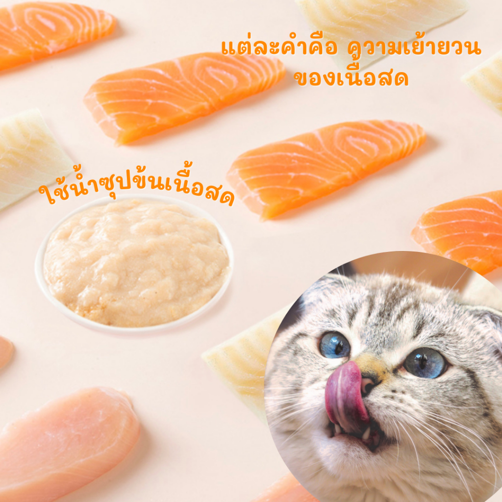 แมวเลีย-ของว่างสำหรับแมว-เสริมโภชนาการ-ขนมแมว-ขนมแมวเลีย-อาหารแมว-ปลาแห้ง-ปลาแซลมอน-ปลาทูน่า-ขายดีสุด