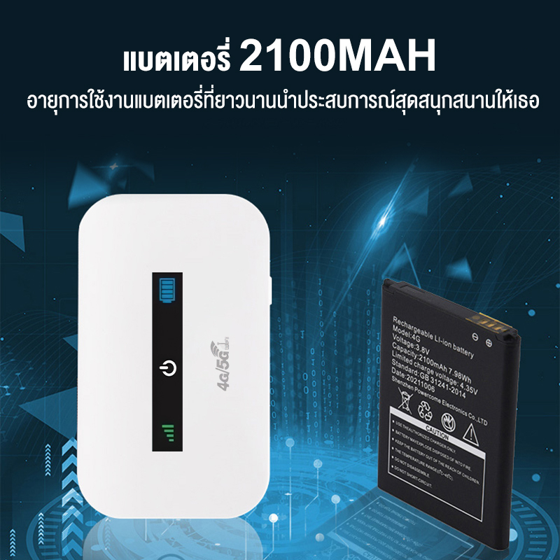 ไวไฟพกพา-pocket-wifi-ไวไฟพกพาใส่ซิม-2-4ghz-พกพาสะดวก-pocket-wifi-เราเตอร์-พ็อกเก็ตไวไฟ-รองรับทุกซิม-mf900-รับประกัน-5ป