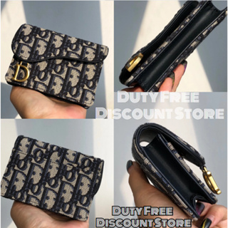 Dior SADDLE FLAP CARD HOLDER / flip wallet / กระเป๋าสตางค์ Dior แบบพลิก