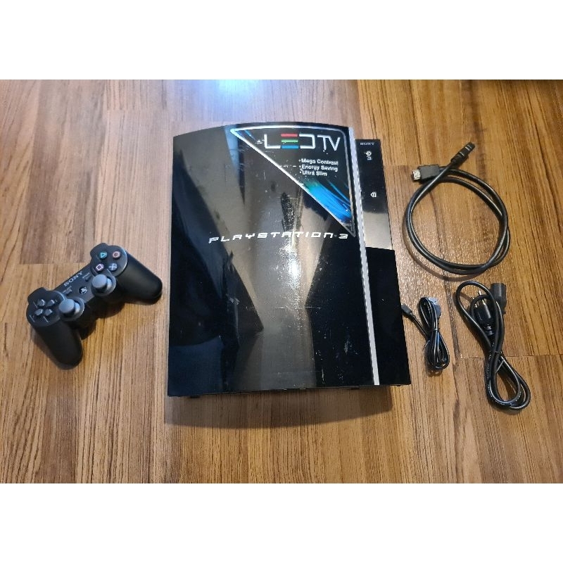 เครื่องps3(PlayStation 3) Fat แปลงสายมืดแล้วอุปกรณ์ครบพร้อมเล่น