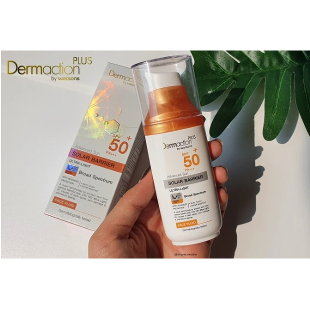 DERMACTION PLUS BY WATSONS Advanced Sun Solar Barrier Ultra Light Full ...