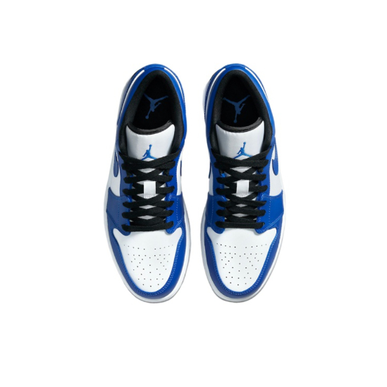 air-jordan-1-low-game-royal-สีขาวและฟ้า-lightning