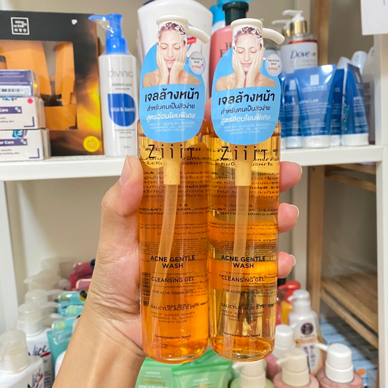 🔥ลดแรง🔥Ziiit Acne Gentle Wash Cleansing Gel 150ml ชิท แอคเน่ เจนเทิล ว