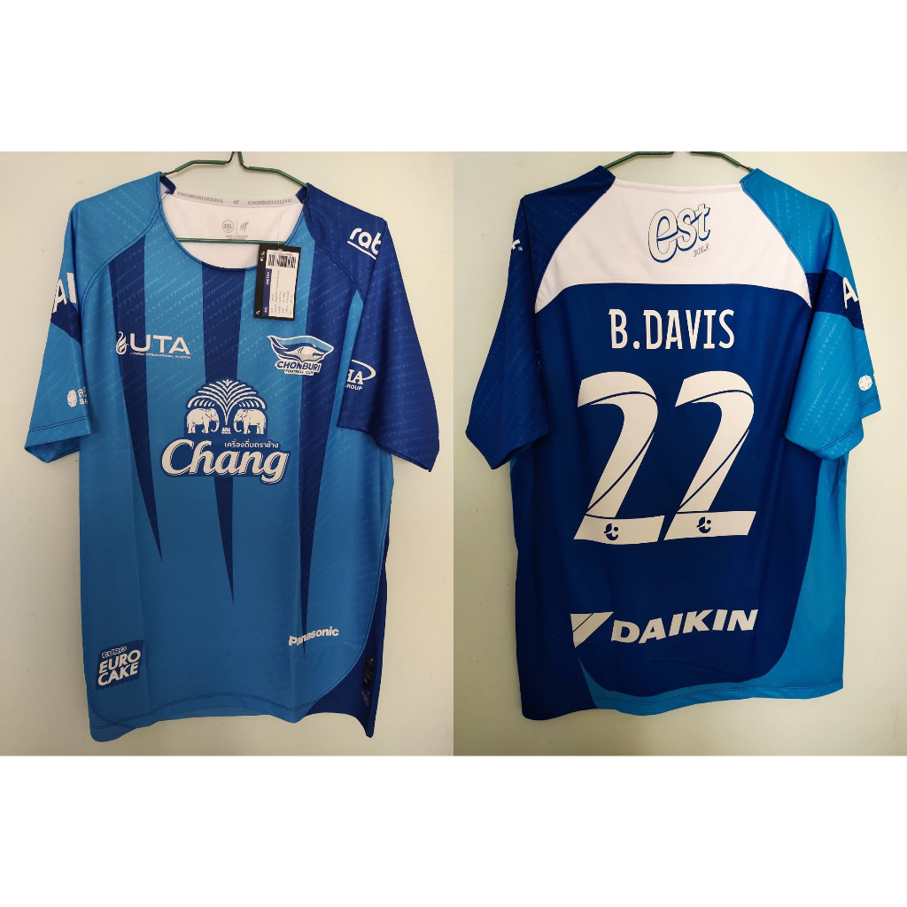 chonburi-fc-เสื้อแข่งพรีซีซั่นชลบุรี-3xl-อก-46-ลอตสอง-ป้ายห้อยเสื้อ-ของใหม่-เบอร์ชื่อแบบทรานเฟอร์สวยๆ