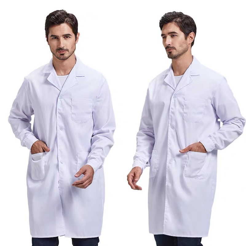 เสื้อกาวน์-เสื้อกราวน์-ผ้าดี-หลายขนาด-ใช้-โรงพยาบาล-ห้องปฏิบัติการ-โรงเรียนทำการทดลอง
