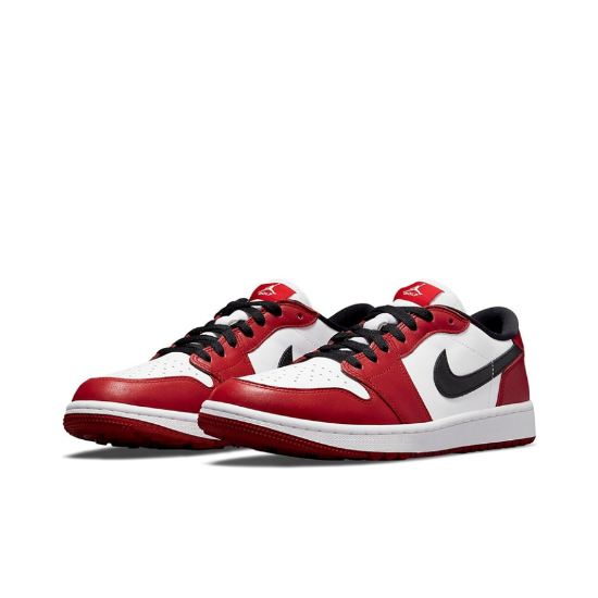 air-jordan-1-low-golf-chicago-chicago-retro-สวมรองเท้ากีฬา-low-topขาวแดง