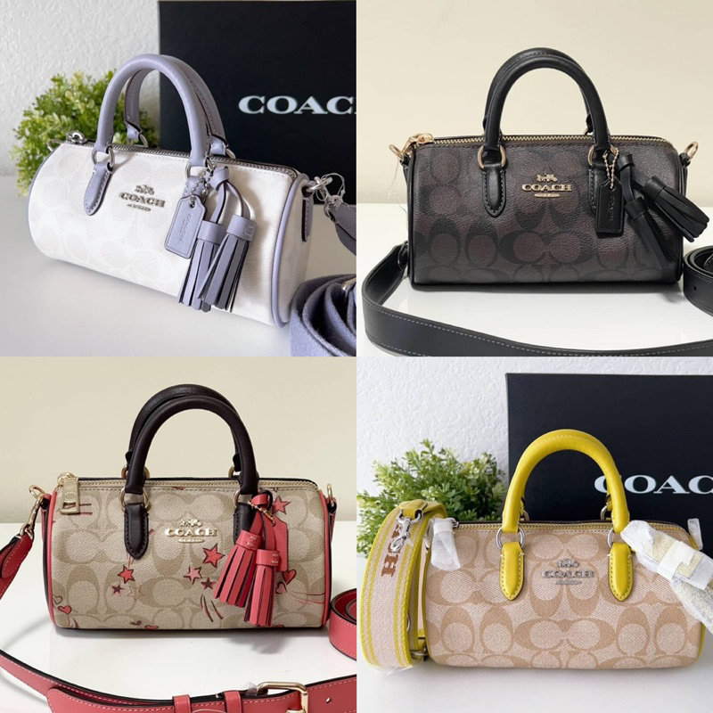 สด-ผ่อน-ck689-ซีเข้ม-cb874-ขาวม่วง-เบจเหลือง-ck562-ดาว-lacey-crossbody-in-signature-canvas