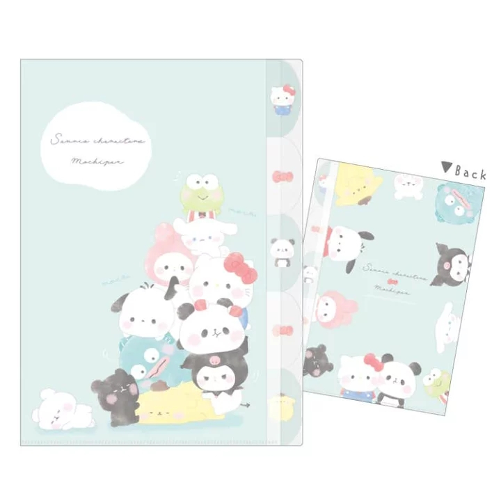 แท้ญี่ปุ่น-พร้อมส่งค่ะ-ลายใหม่ล่าสุด-แฟ้มเอกสาร-sanrio-japan-ใส่ได้-5-ช่อง-ลายน่ารักจากญี่ปุ่น