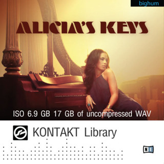 ALICIAS KEYS Yamaha­ C3 Neo grand piano for  KONTAKT software เสียงเปียโนคุณภาพสูง