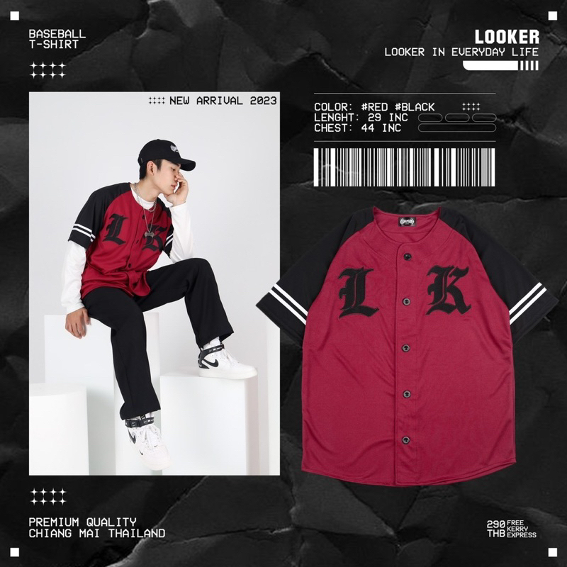 looker-เสื้อ-baseball-ปักโลโก้-9-clothing