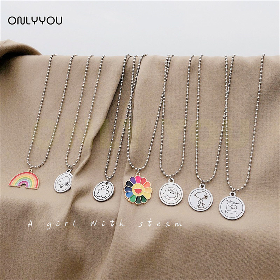 only-amp-you-สร้อยคอ-จี้การ์ตูนน่ารัก-สีขาว-เหมาะกับของขวัญวันหยุด-แฟชั่นคู่รัก-สําหรับผู้ชาย-และผู้หญิง-สําหรับผู้หญิง-ของขวัญวันวาเลนไทน์-ของขวัญให้แฟน