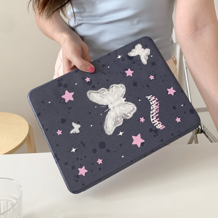 เคสipadหมุน-360-air5-gen9-star-butterfly-ช่องใส่ปากกาขวา-acrylic-เคส-ipad-pro-11-2021-gen10-gen7-gen8-air4-air3-10-5