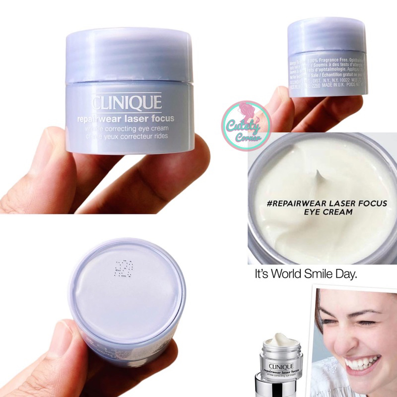 Clinique Repairwear Laser Focus Eye Cream 5ml. อายครีมคลินิกข์ Shopee