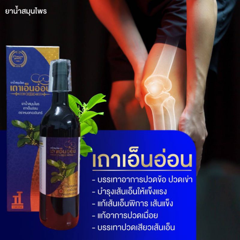 เถาเอ็นอ่อน-น้ำสมุนไพร-ตราหมอทองอินทร์750ml