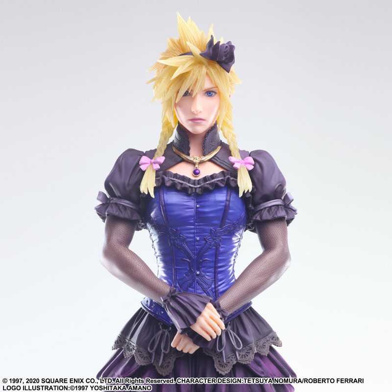 final-fantasy-vii-remake-static-arts-cloud-strife-dress-ver-ของแท้-4988601363839