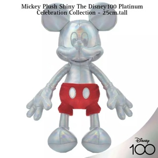 🇺🇸 ลิขสิทธิ์​แท้​จาก​ดิสนี่ย์​อเมริกา 🇺🇸 Disney​100 Mickey​ Mouse Platinum / ตุ๊กตามิคกี้