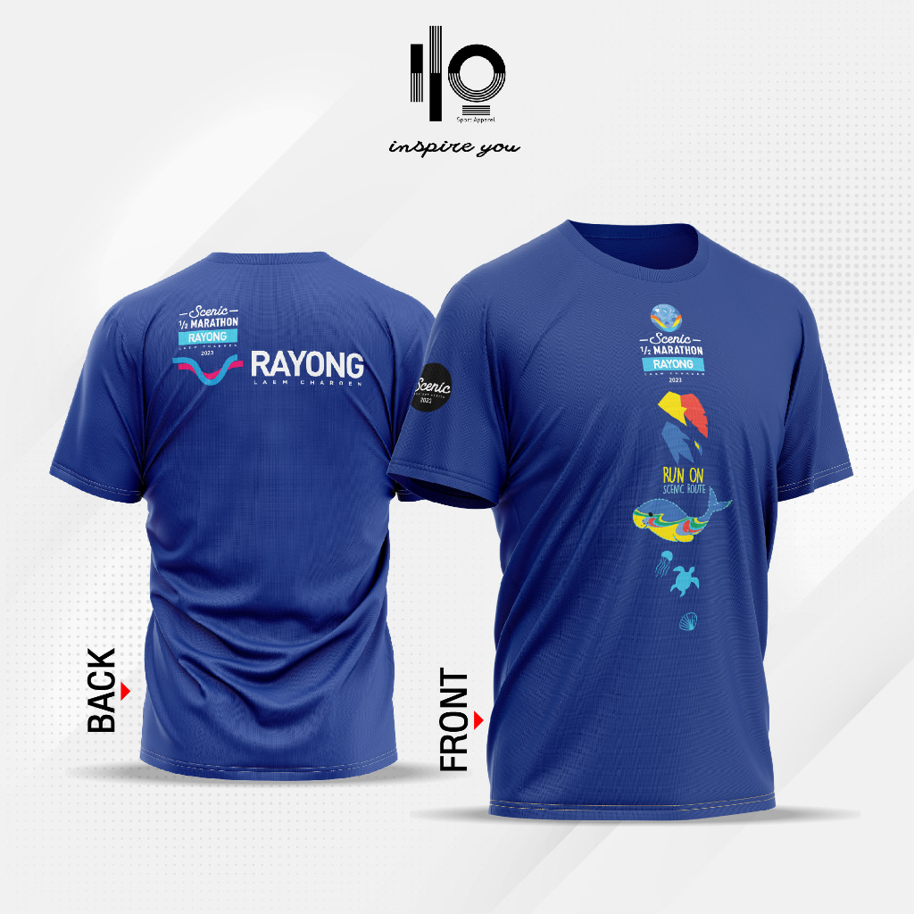 เสื้อที่ระลึกงานซีนิคฮาล์ฟมาราธอนระยอง-2023-navy