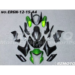 ชุดแฟริ่ง ชุดสีบิ๊กไบค์ kawasaki NINJA650 ER6N ปี12 13 14 15 เปลือกรถ กาบ โกบ ครอบเฟรม ของแต่ง ER-6N ABS -คาร์บอนไฟเบอร์