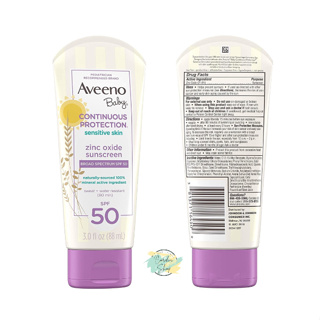 Aveeno Baby Sunscreen SPF 50 โลชั่นกันแดดสำหรับเด็กผิวแพ้ง่าย นำเข้าจาก USA