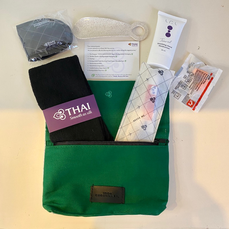 กระเป๋า-amenity-kit-การบิน-ไทย-พร้อมอุปกรณ์-ของใหม่เพิ่งได้มา