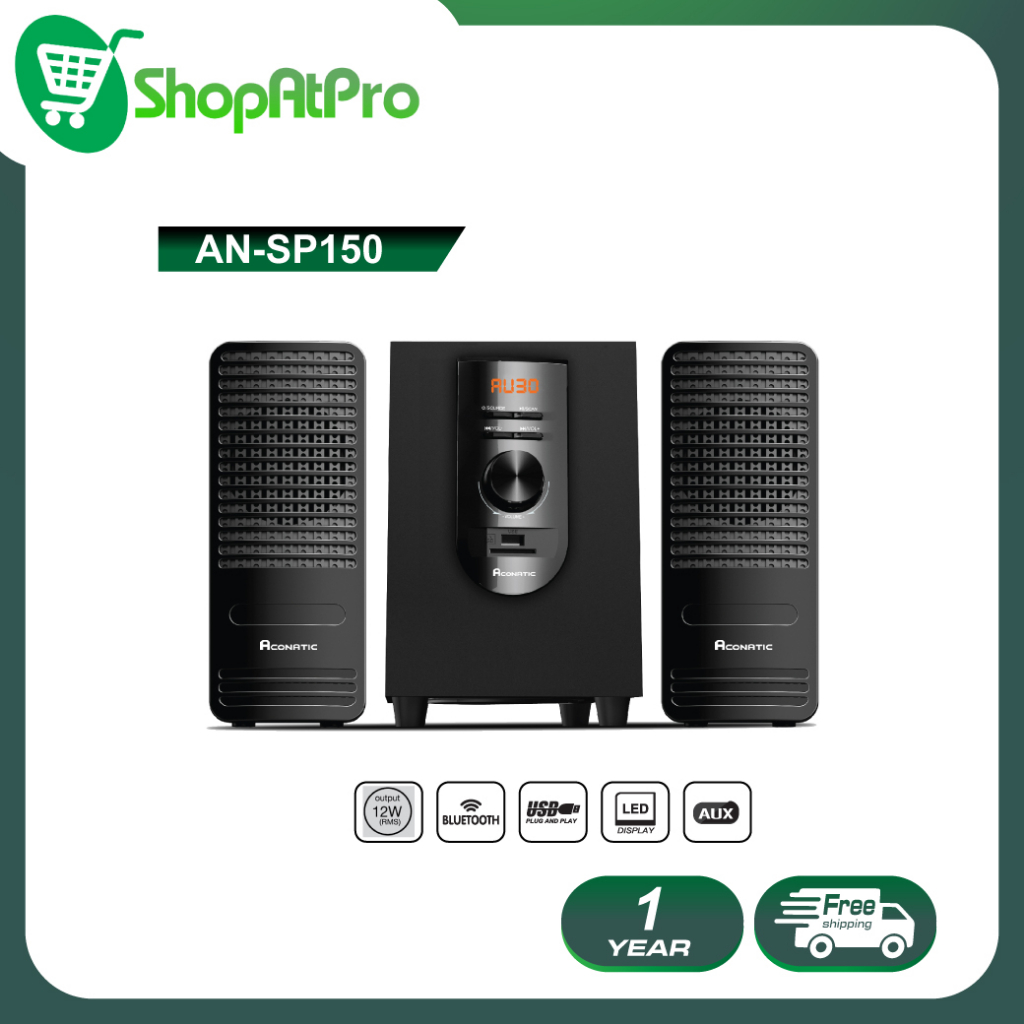 Aconatic ชุดลำโพง มินิโฮมเธียเตอร์ บลูธูท รุ่น AN-SP150 (รับประกัน 1 ปี ...