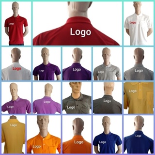 เสื้อยีดPolo พร้อมปักโลโก้ (ด้านหน้า+ด้านหลัง) ขั้นต่ำ30ตัว คละสีได้ สั่งสีเพิ่มเติมตามที่ลูกค้าต้องการได้นะคะ