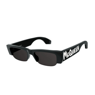 แว่นกันแดด ALEXANDER MCQUEEN : AM0404S 001 SIZE 54 MM. (BLACK-BLACK-GREY)