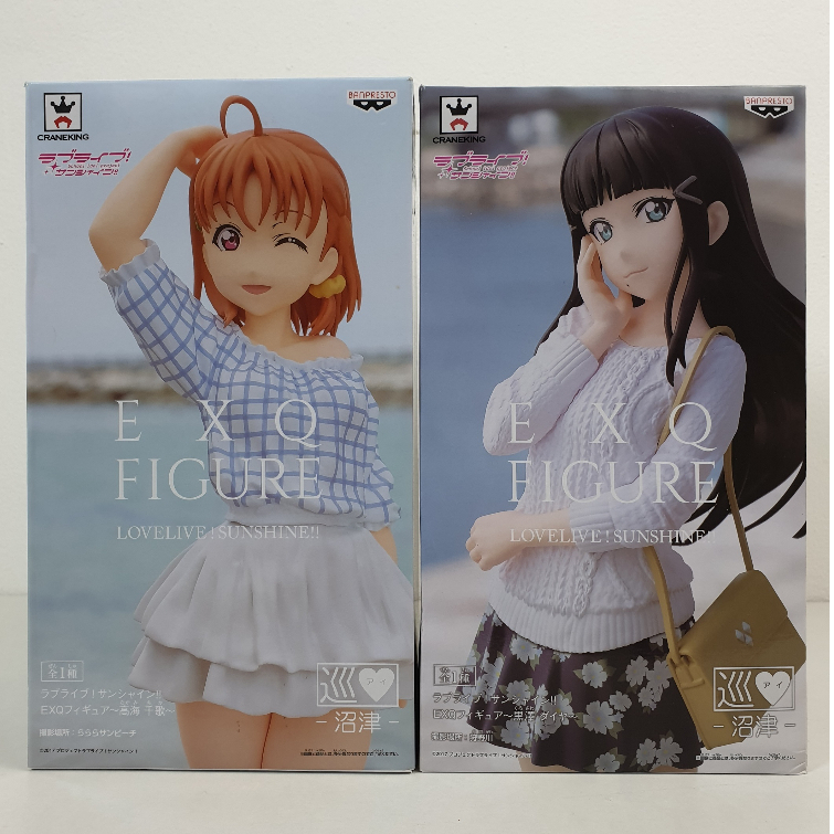 ฟิกเกอร์แท้-love-live-sunshine-takami-chika-kurosawa-dia-exq-figure-banpresto