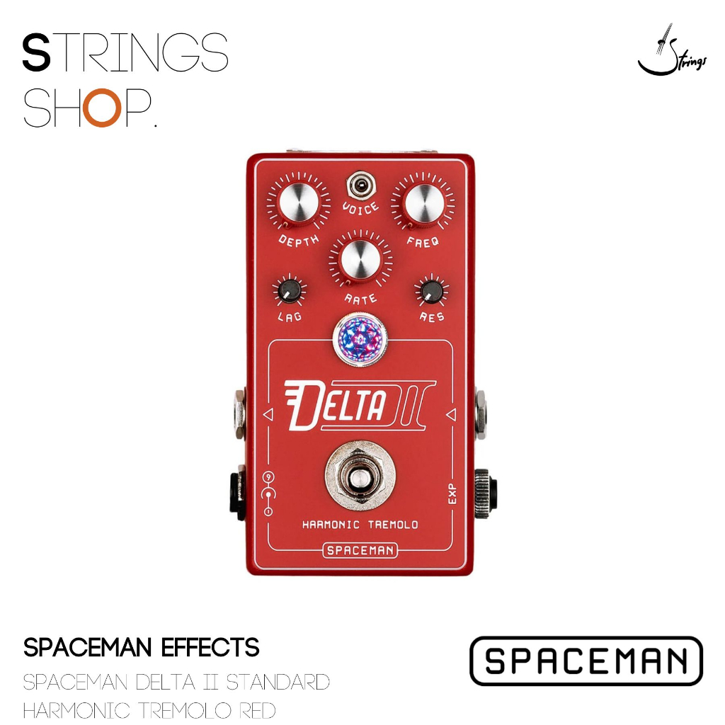 เอฟเฟคกีตาร์ Spaceman Delta ll (Red) | Shopee Thailand