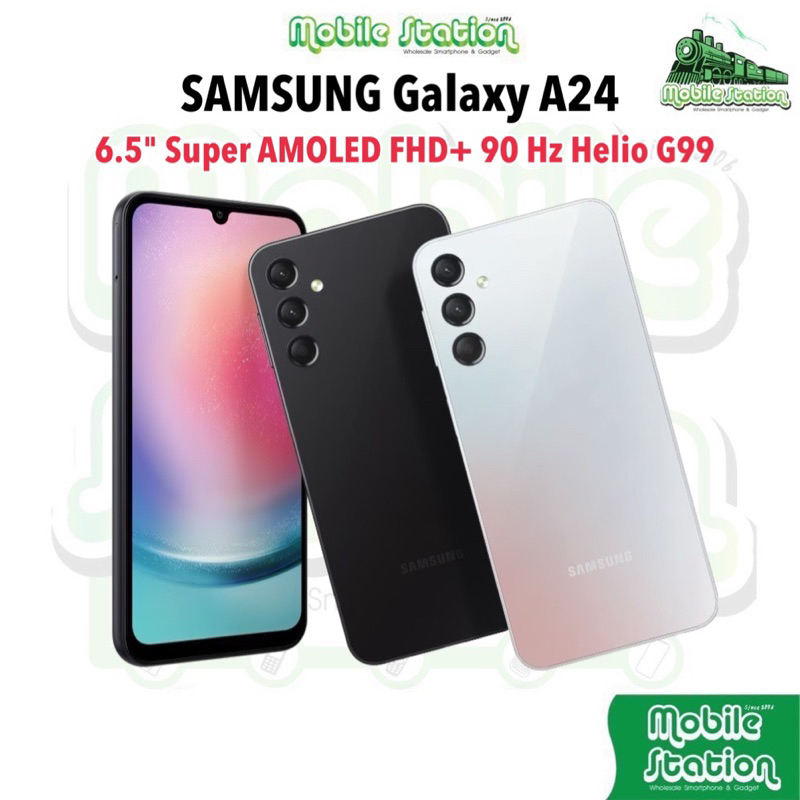 ภาพหน้าปกสินค้าSamsung Galaxy A24 4G Helio G99  A14 5G 4G A series แบตอึด 5,000 mAh A04s A04 4Gศูนย์ไทยby MobileStation