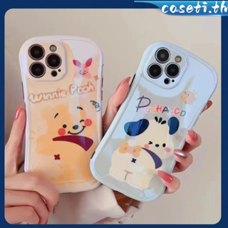 คูปองเคลม🎀เคสไอโ case for iphone 11 12 การ์ตูน วินนี่เดอะพูห์ ปาช่า ด็อก เคส 14 13 12 11 pro max เคสโทรศัพท์ที่ทนทาน