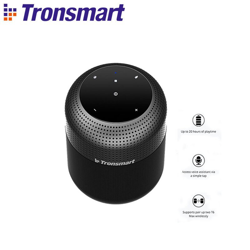 ลำโพงบลูทูธ-tronsmart-element-t6-max-sound-pulse-สีดำ