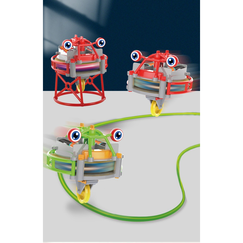 รถสมดุล-รูปยูนิคเคิล-สร้างสรรค์-tumbler-unicycle-robot-ของเล่นสําหรับเด็ก-ของเล่นไฟฟ้า-tightrope-วอล์คเกอร์สมดุล