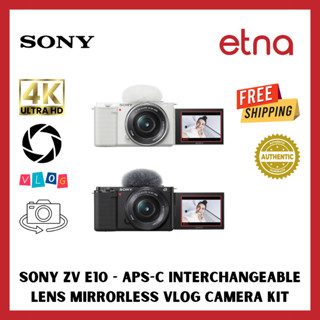 Sony ZV E10 - APS-C Interchangeable Lens Mirrorless Vlog Camera Kit