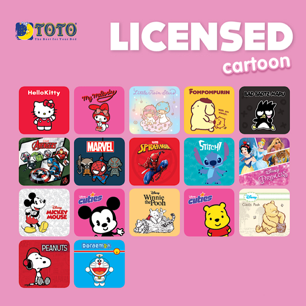 toto-toon-ts40-ชุดผ้าปูที่นอน-พร้อมผ้านวมขนาด-90-x-97-นิ้ว-มี-5-ชิ้น-ลิตเติ้ลทวินสตาร์