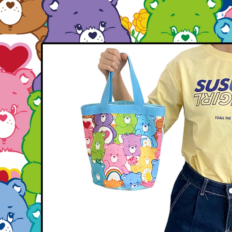 พร้อมส่ง-care-bears-bag-กระเป๋าถือ-กระเป๋าแคร์แบร์