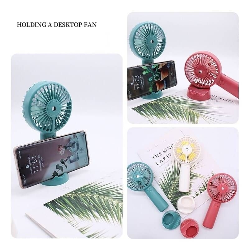 portable-handheld-mist-fan-พัดลมไอน้ำมือถือแบบพกพา