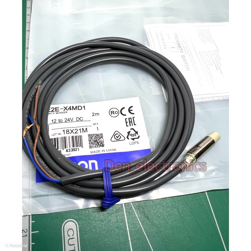 e2e-x4md1-เซ็นเชอร์-นิด-no-2สาย-เส้นผ่าศูนย์กลาง-8-มิล-ไฟเลี้ยง12-24vdc-omron