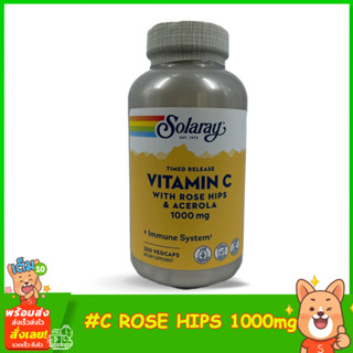 Solaray, Timed Release Vitamin C with Rose Hips & Acerola, 1,000 mg, 250 VegCaps