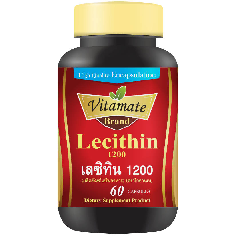 พร้อมส่ง-vitamate-gold-lecithin-1200-mg-สารสกัดจากถั่วเหลือง-ขนาด-60-แคปซูล-สินค้าขายดี-ส่งเร็ว