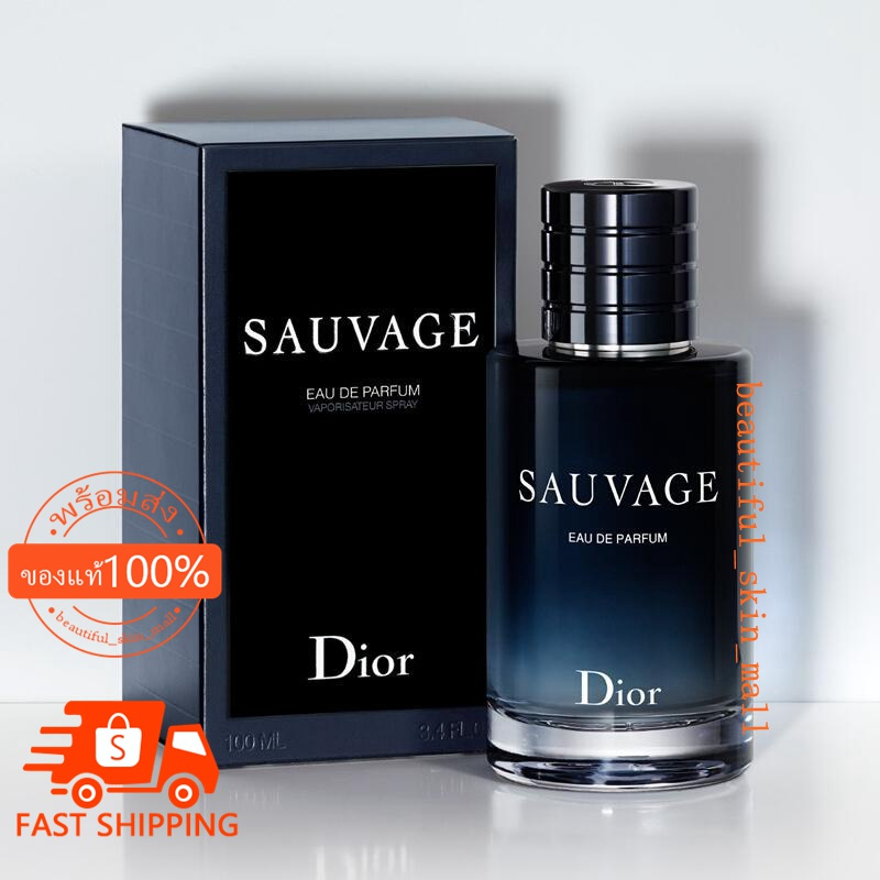 christian-dior-sauvage-edp-100ml-กล่องซีล-dior-น้ำหอมสำหรับผู้ชาย