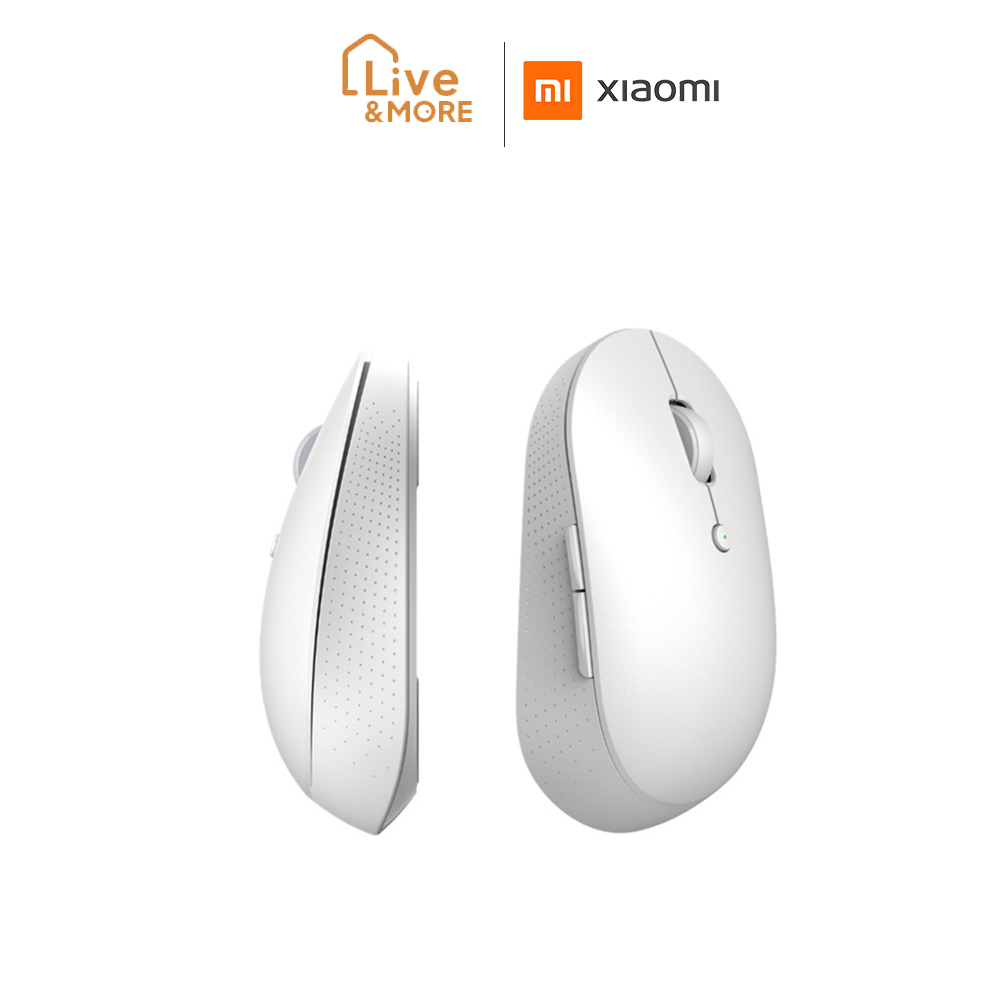 รูปภาพสินค้าแรกของXiaomi Dual Mode Wireless Mouse (White) เมาส์ไร้สาย รุ่น Mi Silent Edition