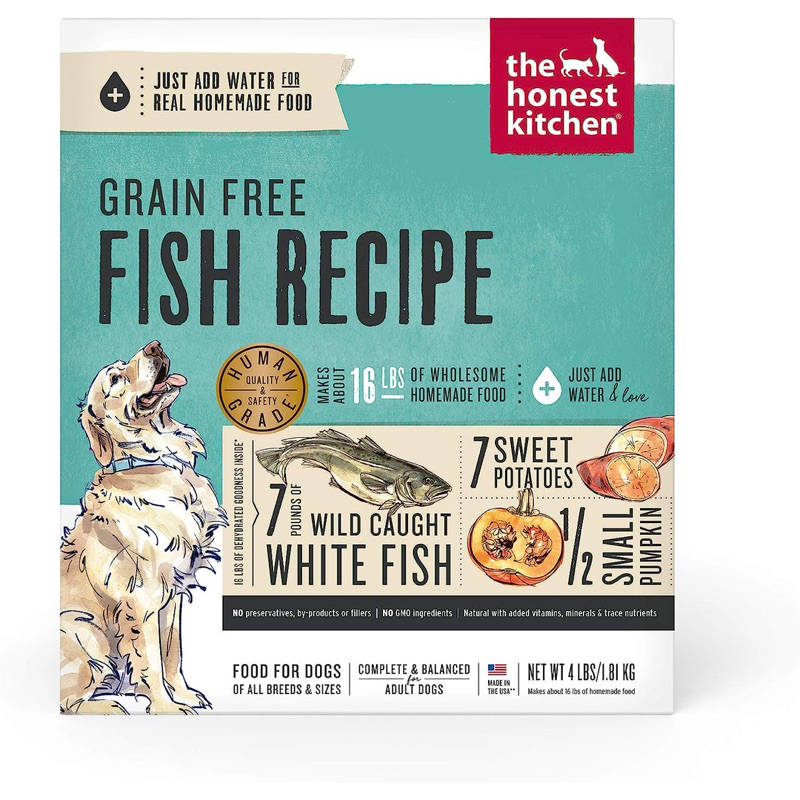 อาหารสุนัข-the-honest-kitchen-สูตร-grain-free-fish-recipe-dehydrated-dog-food-ขนาด-1-8-kg-best-by-11-nov-2023