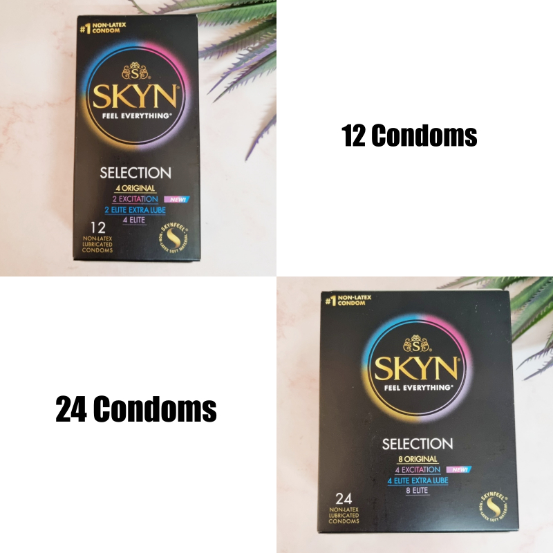 Water Based Lube SKYN Non-Latex Condoms - XL Large, Intense, Original ...